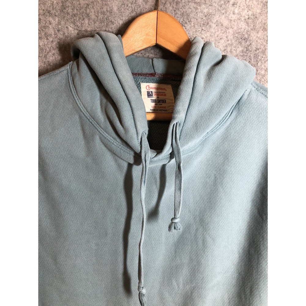 Vintage Champion x Todd Snyder Hoodie Large Green Pullover Fleece Sweatshirt